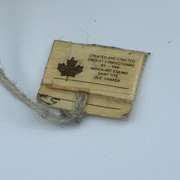 Canadian Indigenous Handmade Doll - Indien Art Eskimo Craft Vintage - Picture 7 of 10